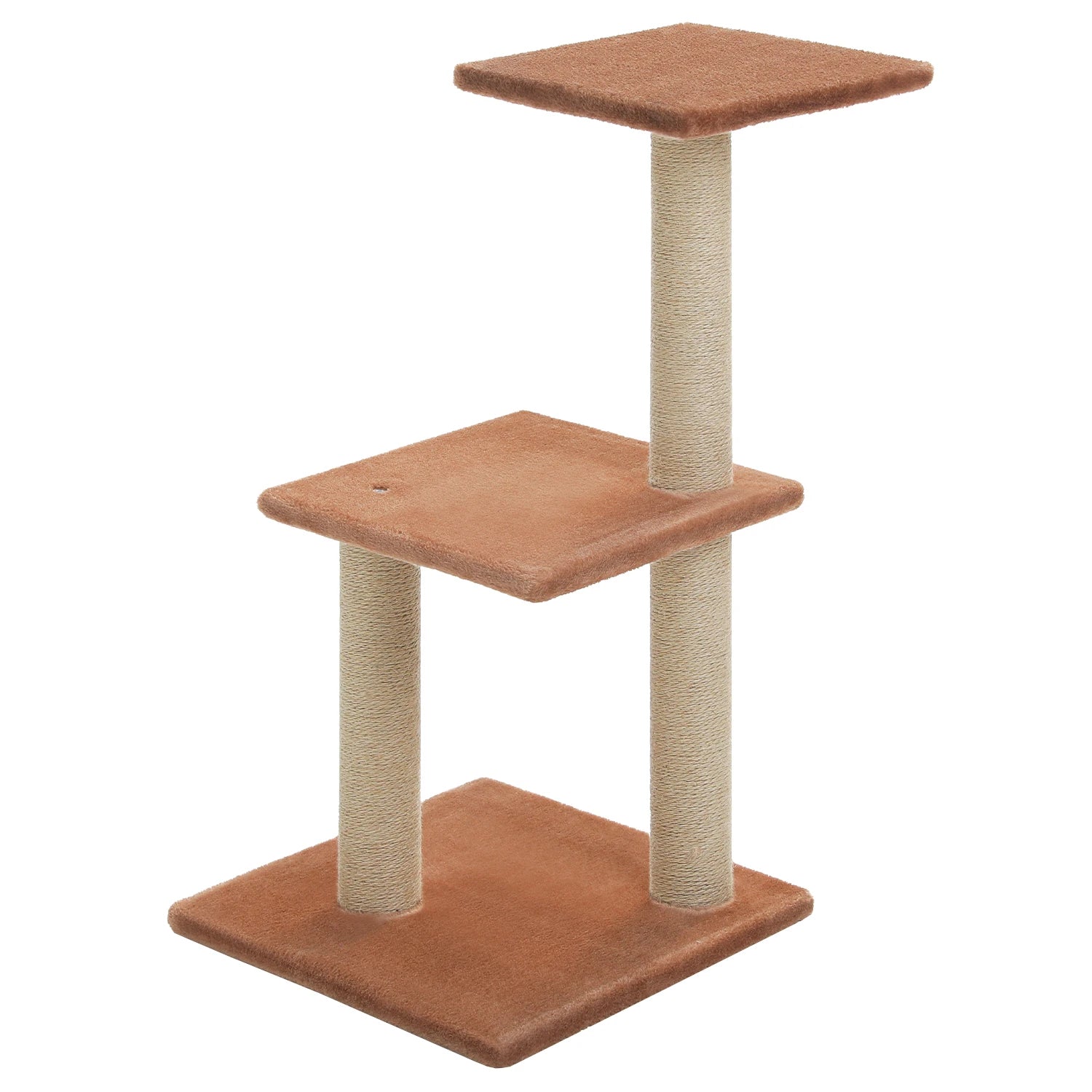 Cat Tree Tower with Scratching Posts, Hammock & Removable Top Perch