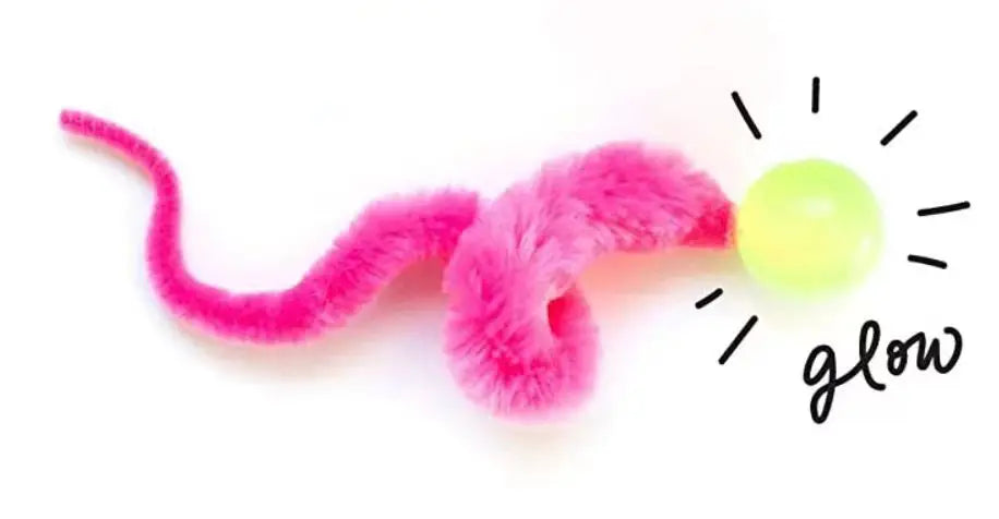 Interactive Cat Bouncing Ball & Caterpillar Toy – Colorful Elastic Puzzle Teaser for Indoor Cats