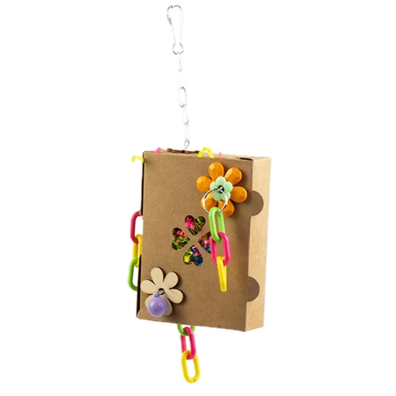 Rattan & Paper Molar Toy for Small Parrots