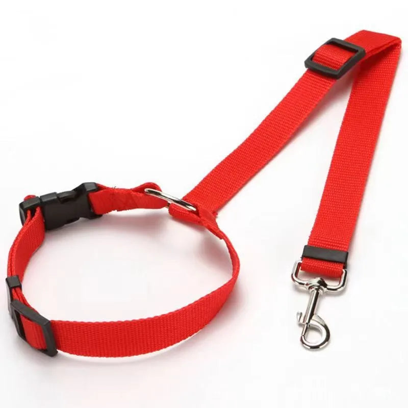 Adjustable Dog Car Seat Belt & Leash