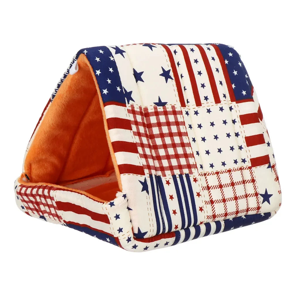 Cartoon Small Pet Sleeping Bed & Warm Nest for Winter