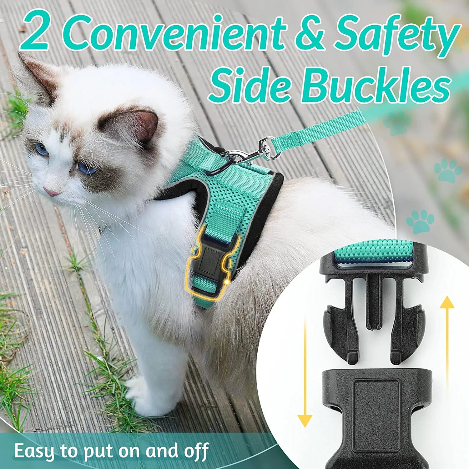 Escape-Proof Cat Harness & Leash Set