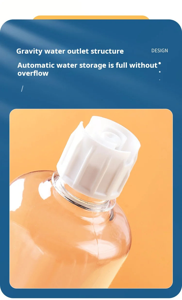 3-in-1 Tilted Pet Bowl Set with Gravity Water Feeder