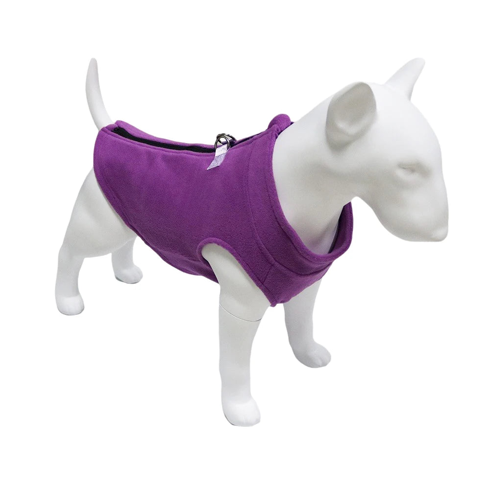 Winter Fleece Dog Jacket, Warm Coat for Small & Medium Dogs, Puppies, and Cats