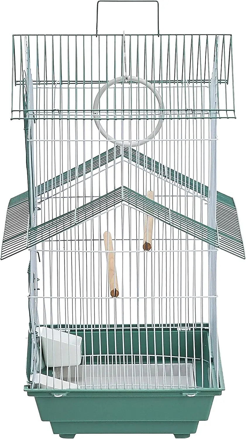 Peak-Style Parakeet Cage