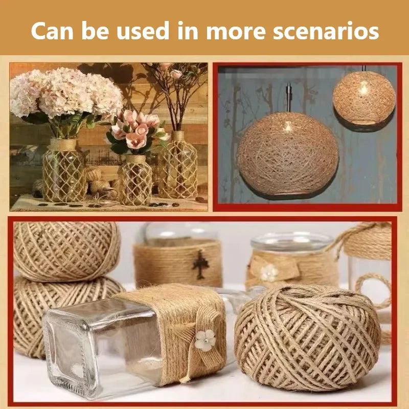 20M Natural Sisal Rope — DIY Cat Scratcher & Furniture Protector