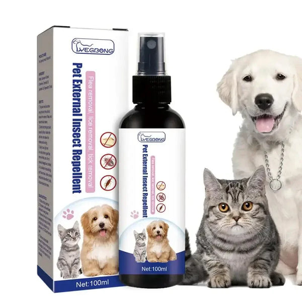 Pet Flea & Tick Drops, Safe Insecticide for Cats, Dogs & Home Use