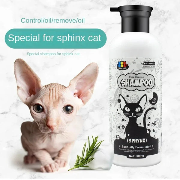 Body Wash-Free Formula for Hairless Cats