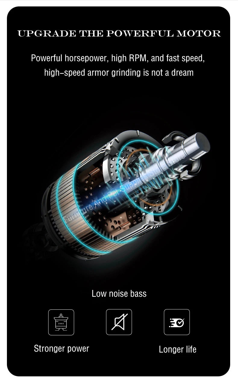 Rechargeable Electric Pet Nail Grinder with LED Light, Quiet Nail Clippers for Dogs & Cats