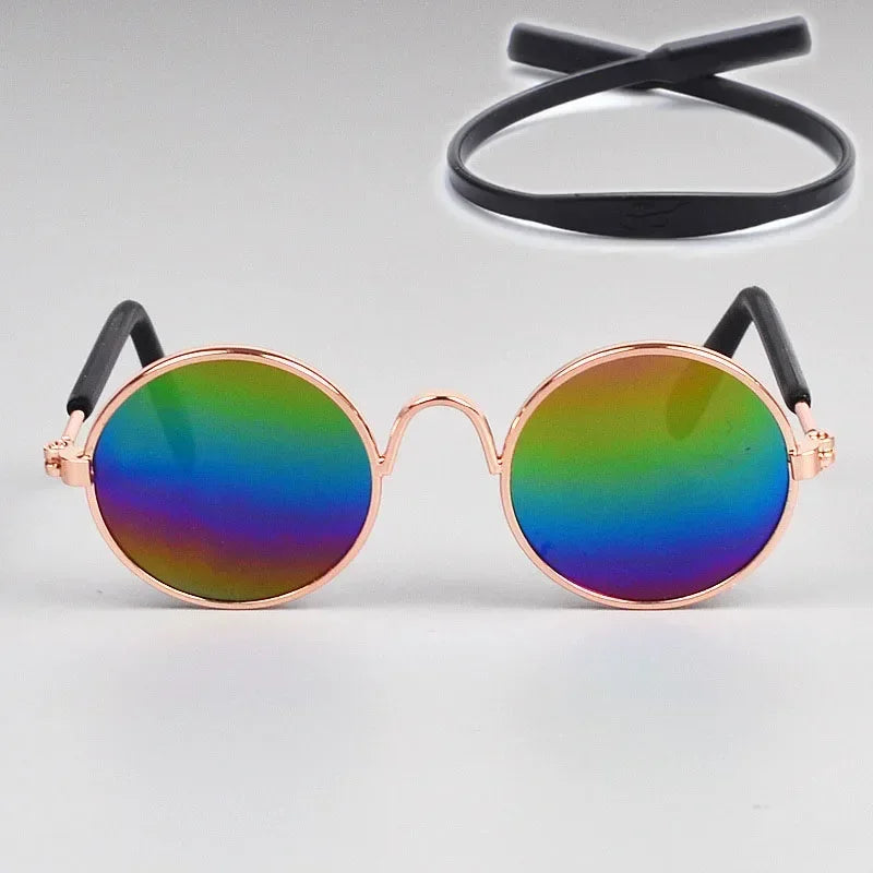 Cute Pet Sunglasses – UV Protection for Small Dogs, Cats & Photo Props