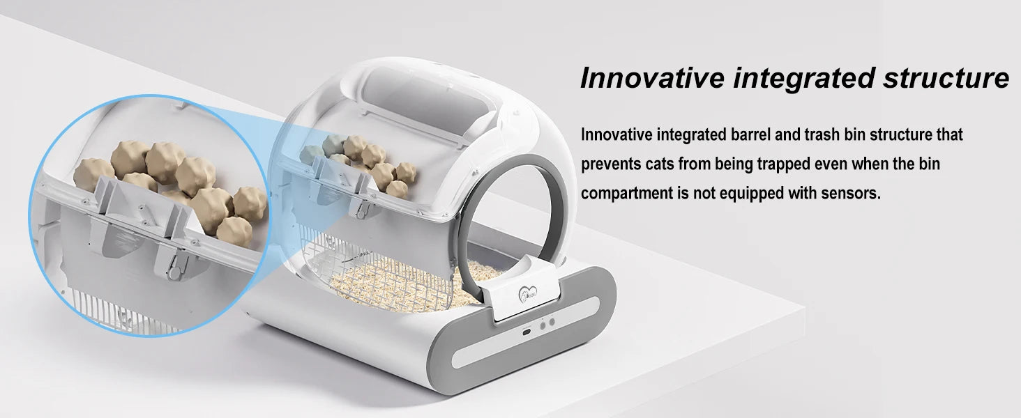 DOEL Smart Automatic Cat Litter Box with App Control