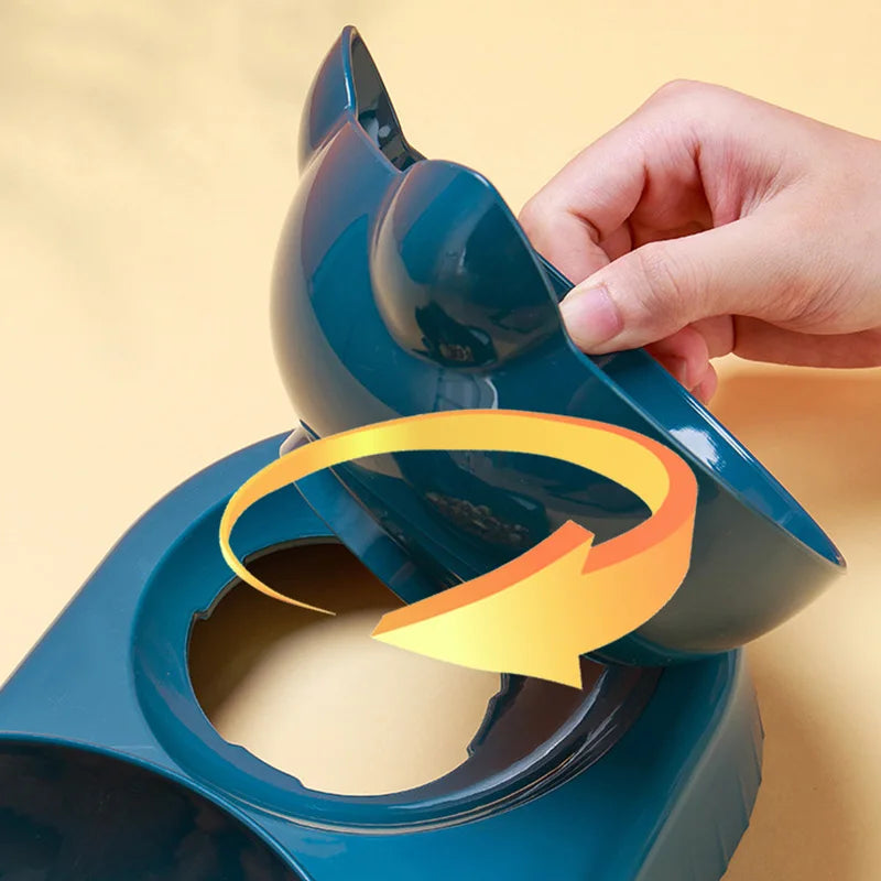 3-in-1 Automatic Cat & Small Dog Feeder – Double Bowl Water & Food Dispenser