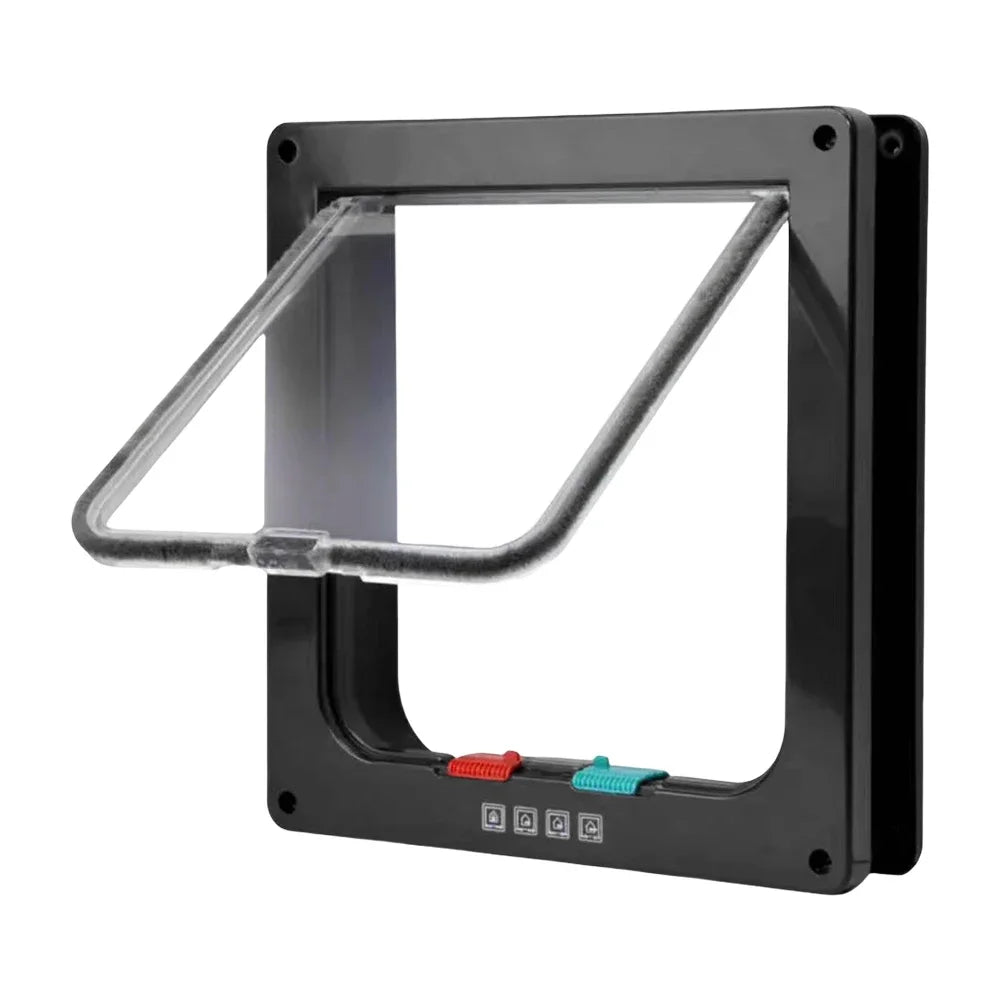 Pet Flap Door with 4-Way Security Lock