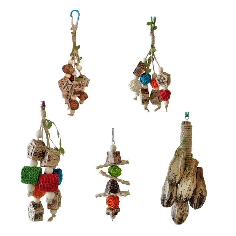 Colorful Hanging Parrot Molar Toy