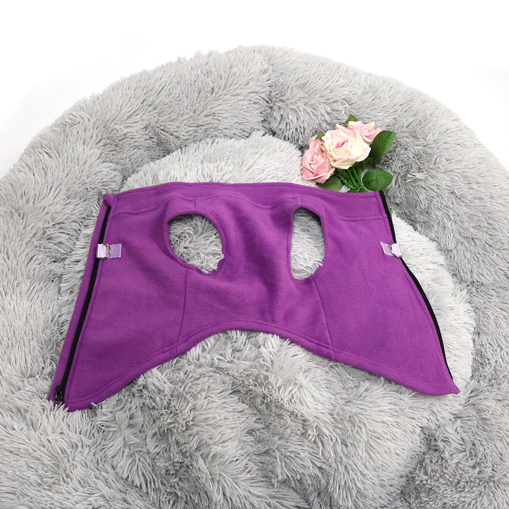 Winter Fleece Dog Jacket, Warm Coat for Small & Medium Dogs, Puppies, and Cats