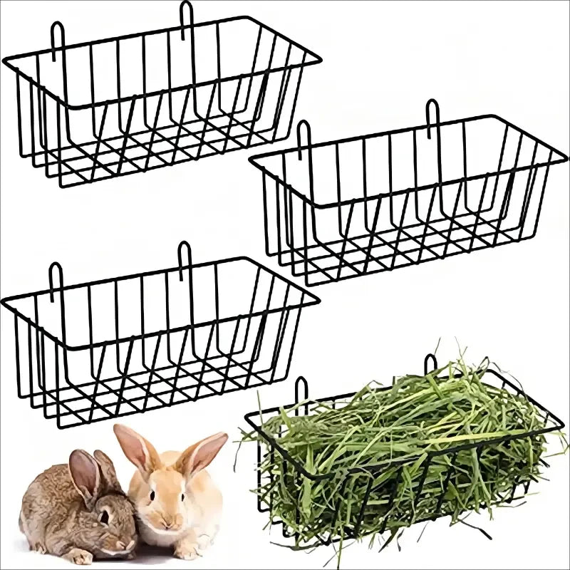 Rabbit Hay Feeder Basket & Grass Rack for Small Pets