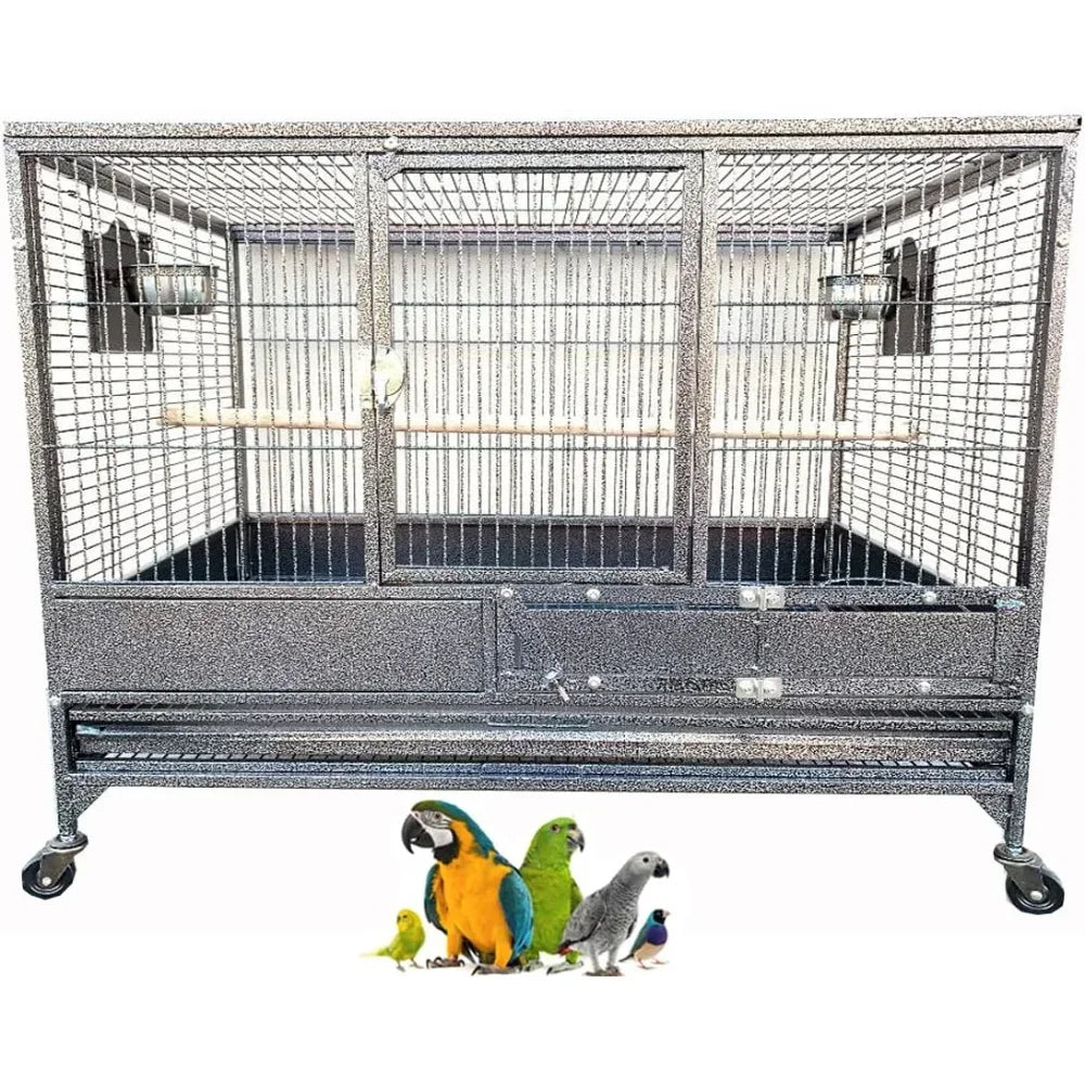 Extra-Large Heavy-Duty Breeder Bird Cage