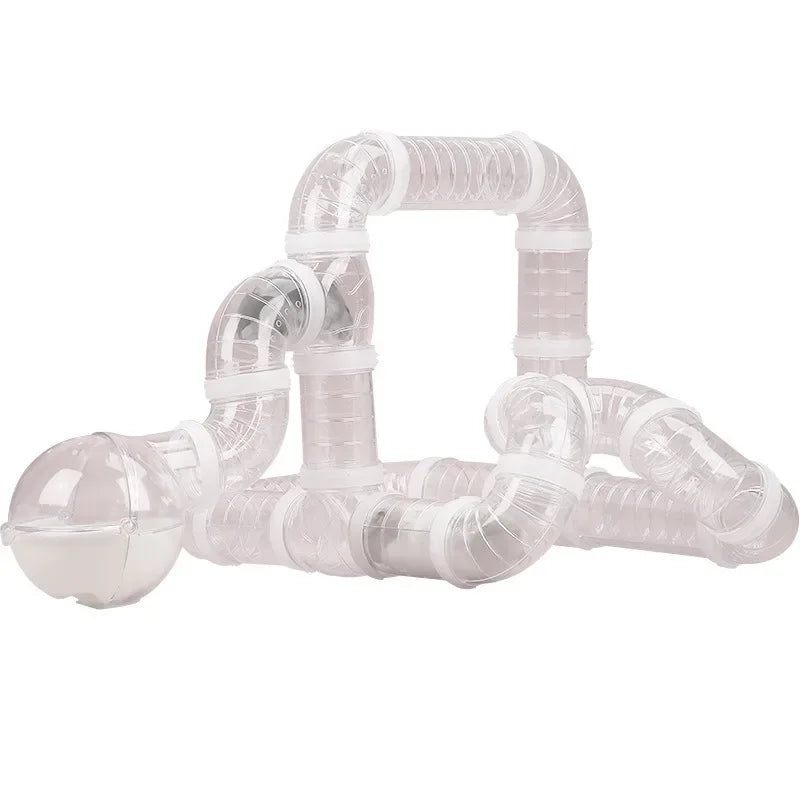Hamster Cage External Pipelines – Modular Spliceable Movement Tunnels
