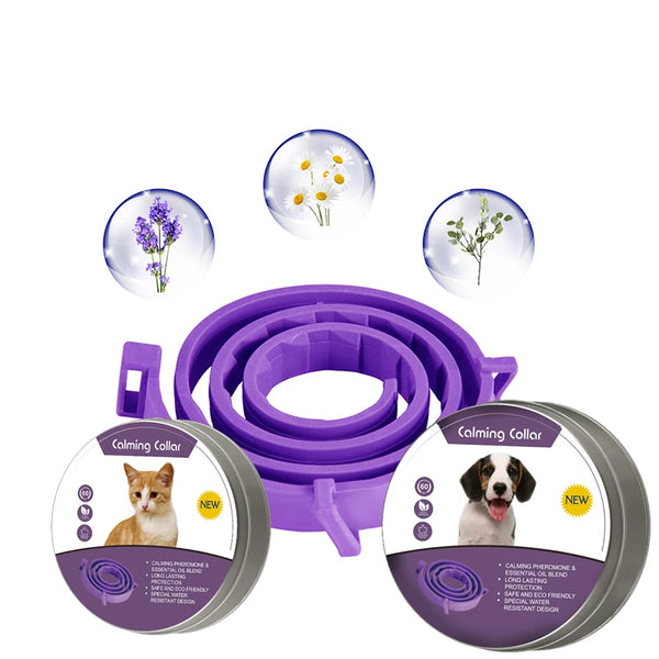 Adjustable Calming Collar for Cats & Dogs