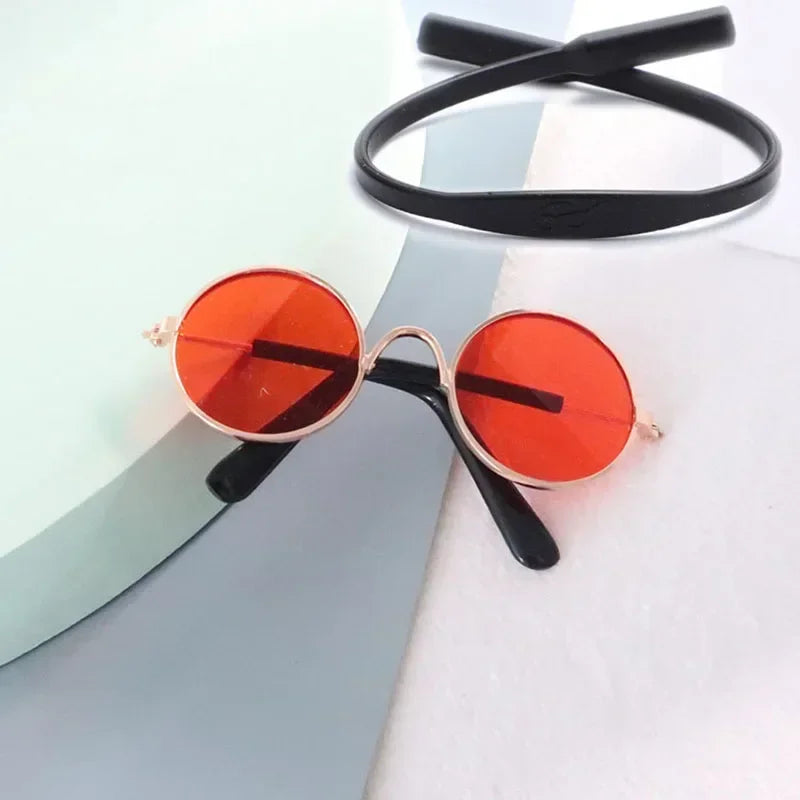 Cute Pet Sunglasses – UV Protection for Small Dogs, Cats & Photo Props