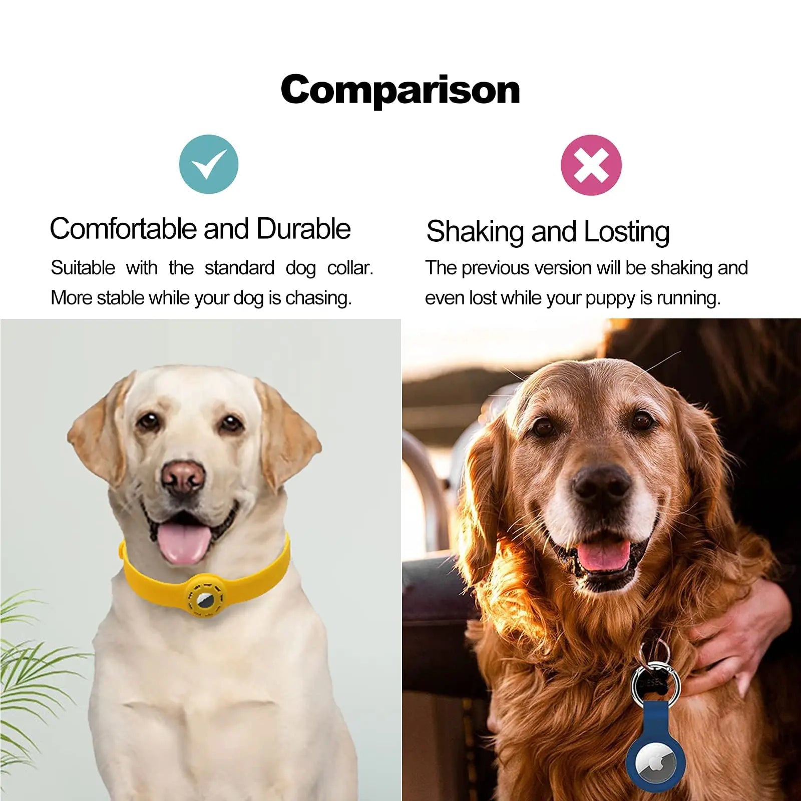 Silicone Anti-Lost Pet Collar for Apple AirTag