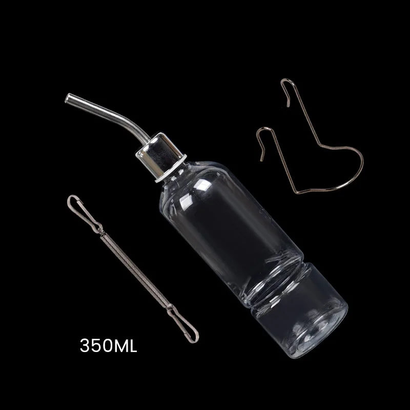 180/350/750ML Small Pet Water Bottle Dispenser for Cages