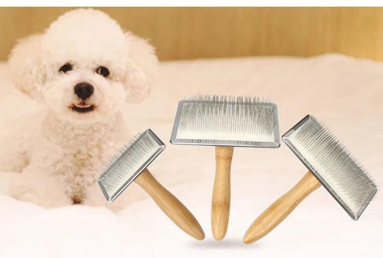 Solid Wood Pet Grooming Comb