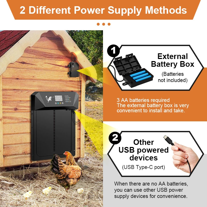 Large Automatic Chicken Coop Door