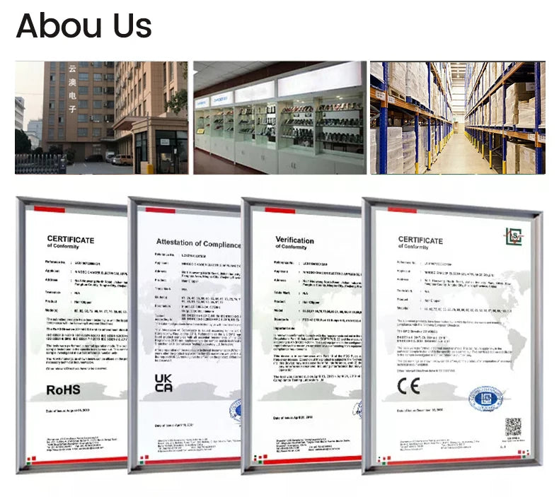 Cordless Rechargeable Pet Hair Trimmer