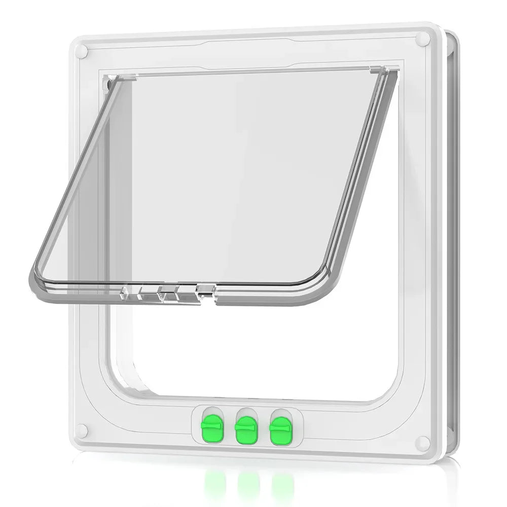 Pet Flap Door with 4-Way Security Lock
