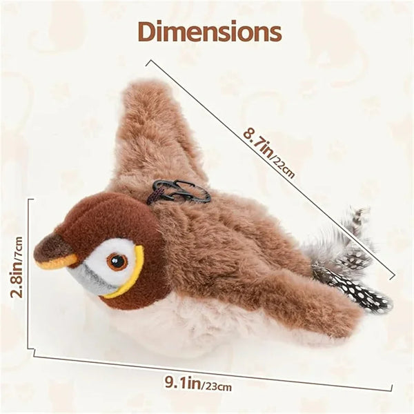 Interactive Cat Toy Flapping Bird
