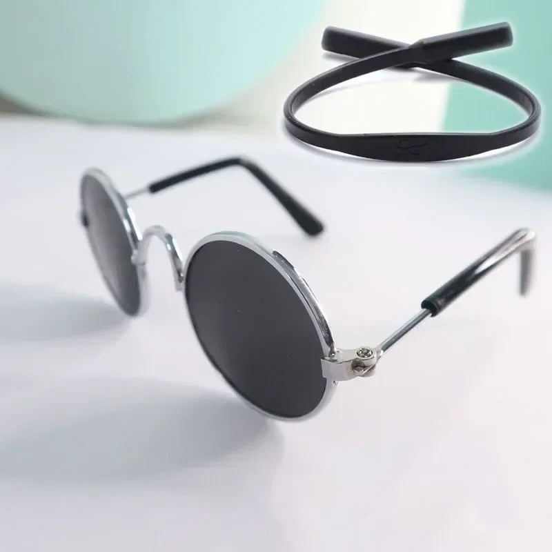 Cute Pet Sunglasses – UV Protection for Small Dogs, Cats & Photo Props