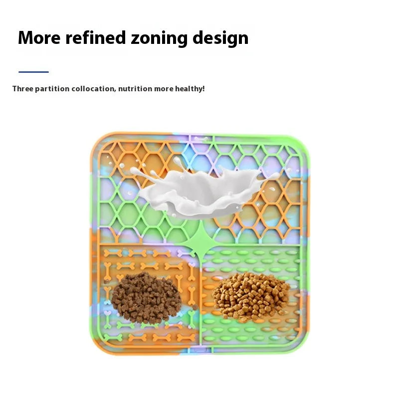 Silicone Slow Licking Food Pad — Choke-Proof Slow Feeder for Dogs & Cats