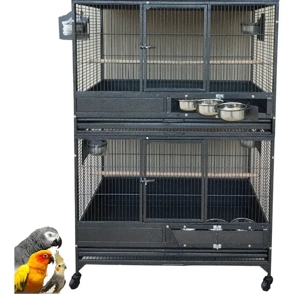 Extra-Large Heavy-Duty Breeder Bird Cage
