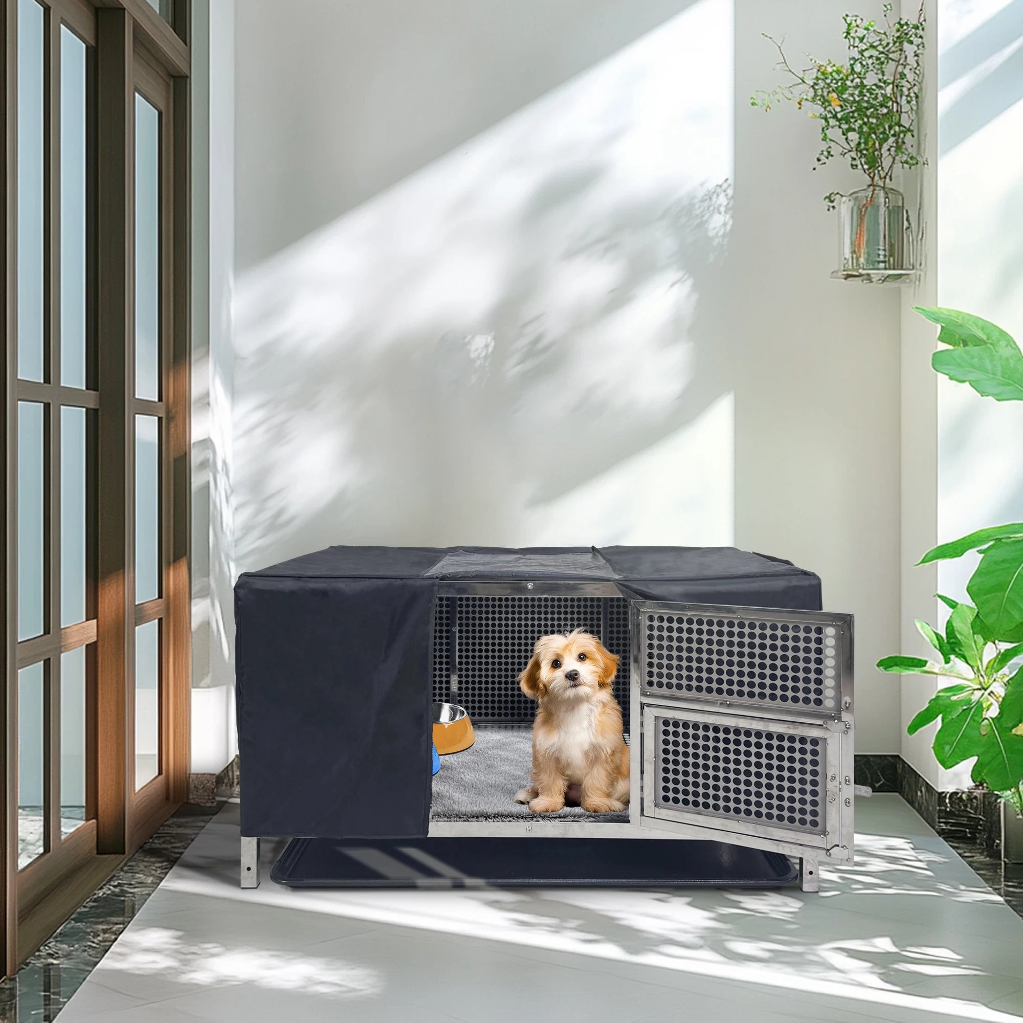 Heavy-Duty Stainless Steel Chicken Coop