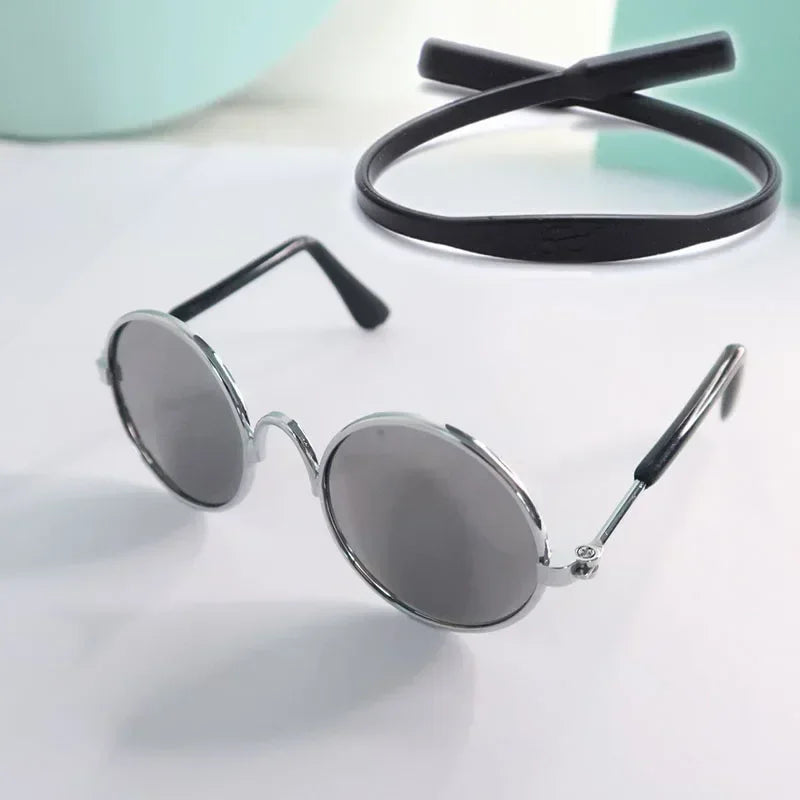 Cute Pet Sunglasses – UV Protection for Small Dogs, Cats & Photo Props