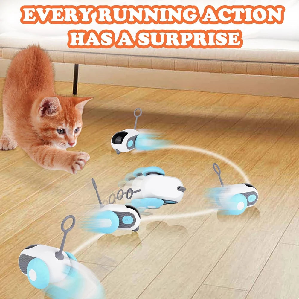 Smart Remote-Controlled Pet Toy Car – 2 Modes Automatic Interactive Toy for Cats & Dogs