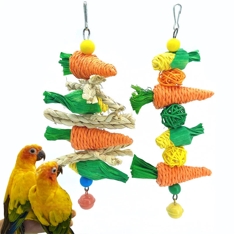 Parrot Chew & Cage Hanging Toy