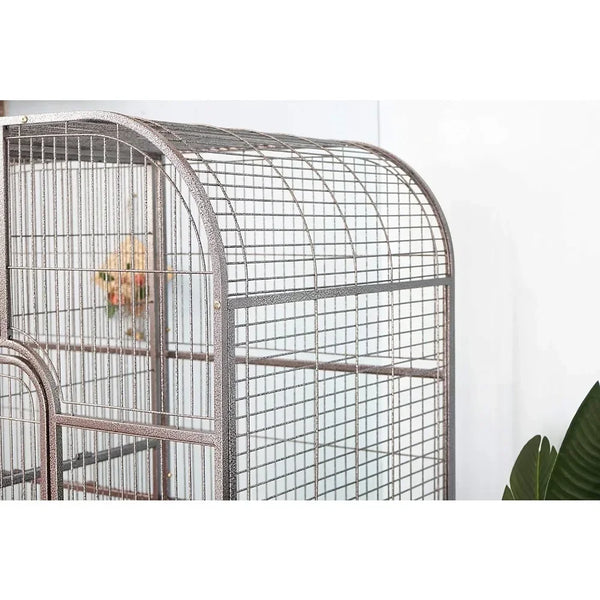 Double Bird Cage with Center Divider