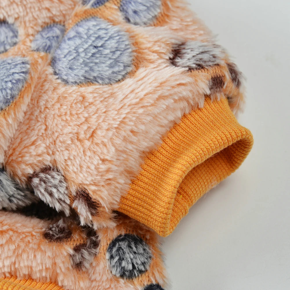 Warm Fleece Pet Sweater Vest for Small & Medium Dogs, Winter Coat for Cats