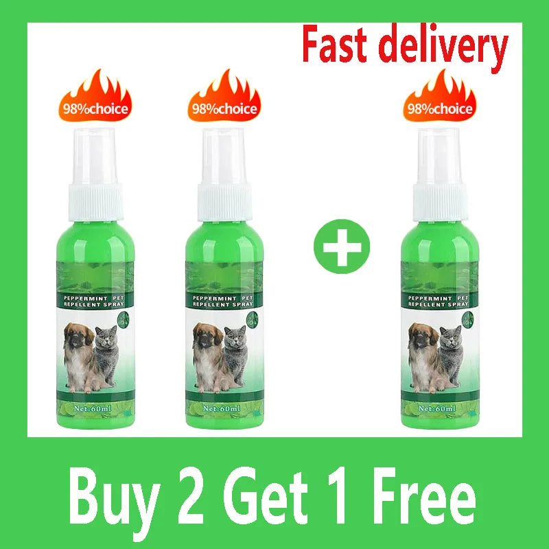 Natural Flea & Tick Spray for Dogs & Cats
