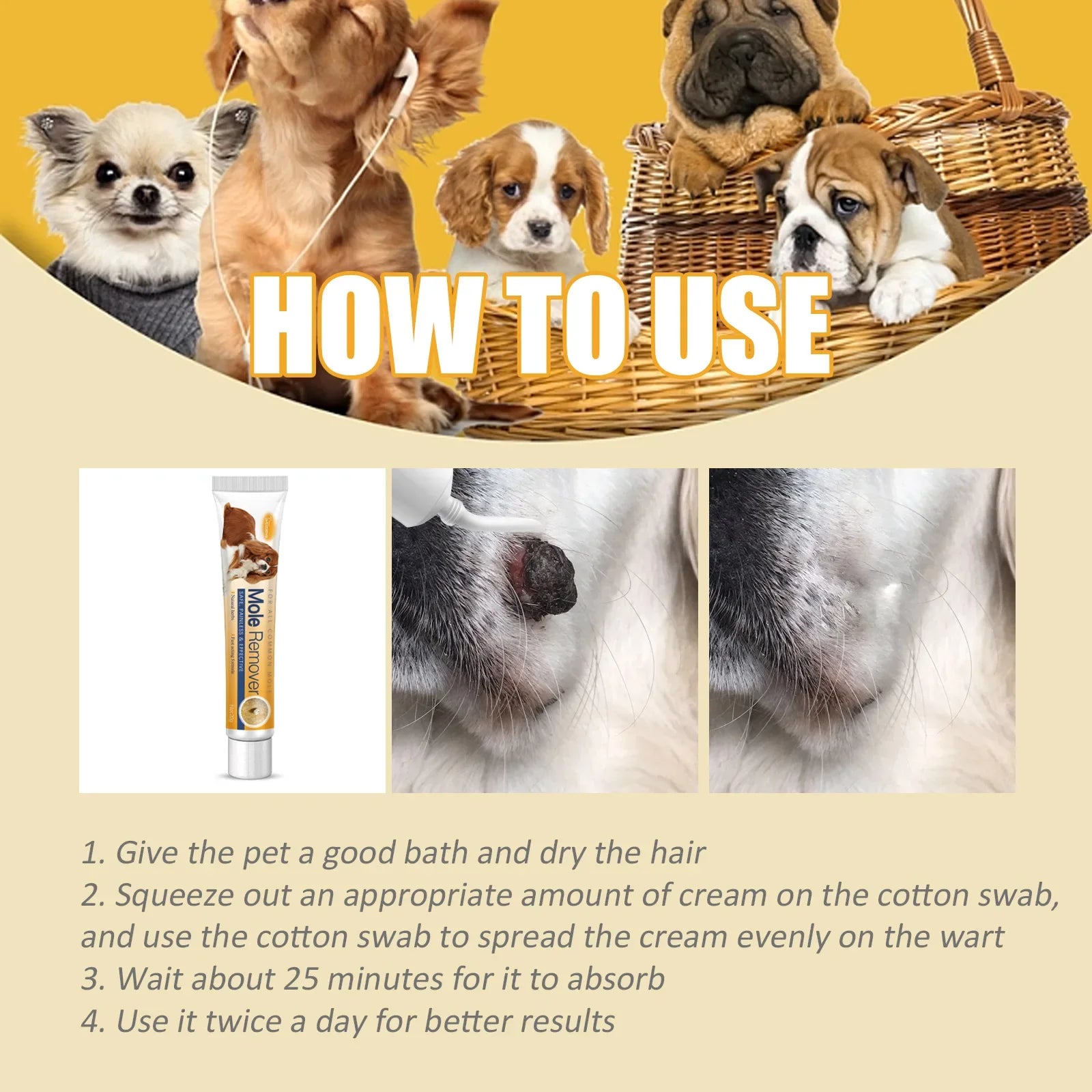 Dog Wart Remover Cream