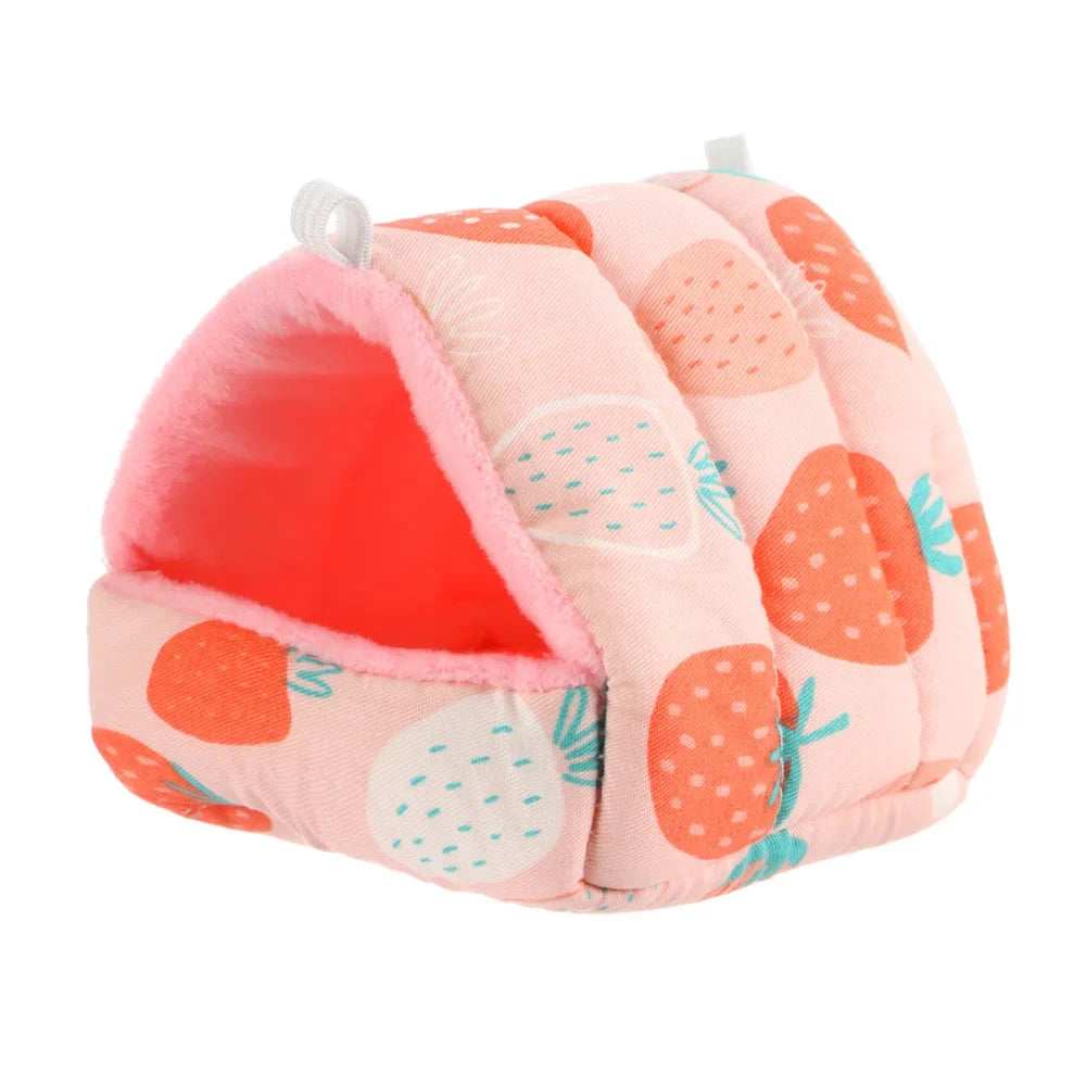 Cartoon Small Pet Sleeping Bed & Warm Nest for Winter