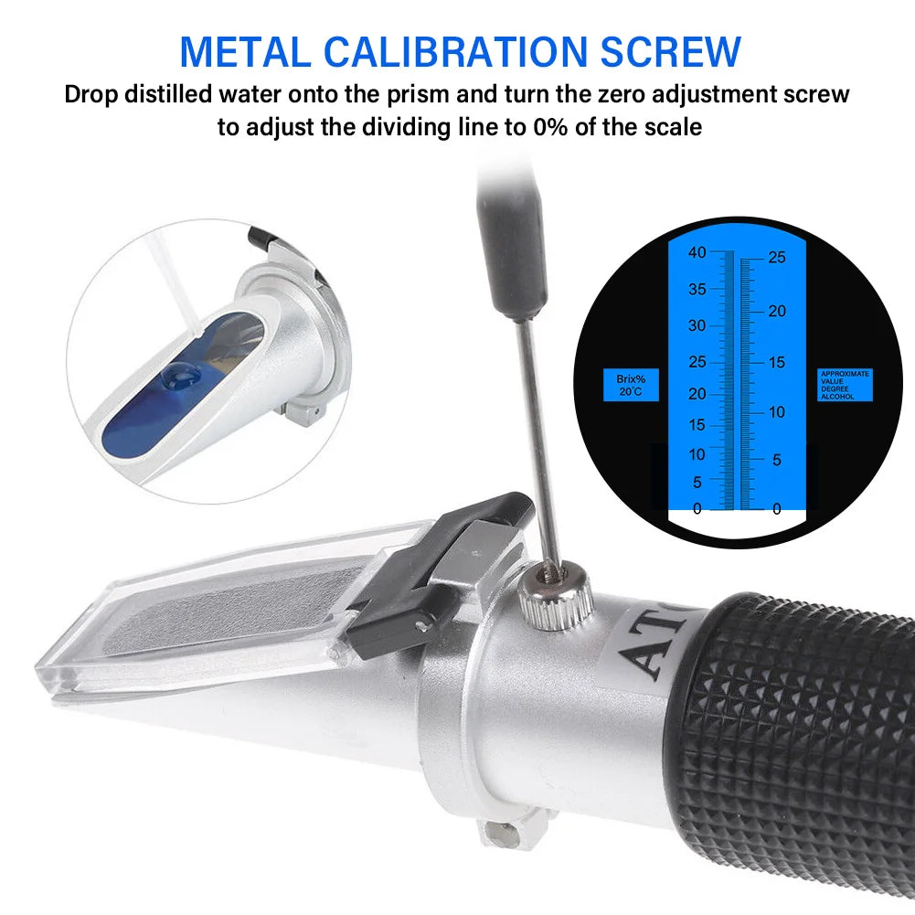 Yieryi Pet Urine Refractometer, Veterinary Specific Gravity & Protein Meter for Cats and Dogs