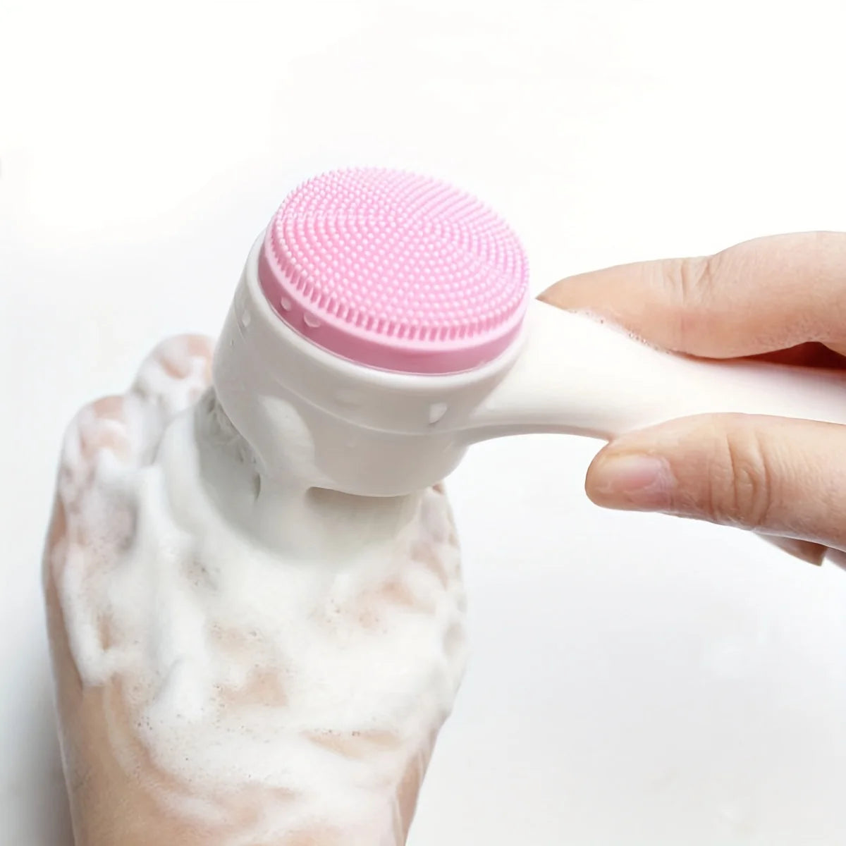 Silicone Pet Paw Cleaner & Massage Brush, Dual-Sided Grooming Tool for Dogs