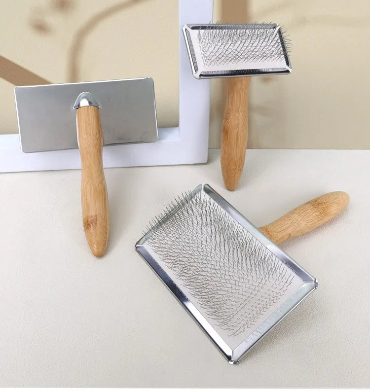 Solid Wood Pet Grooming Comb