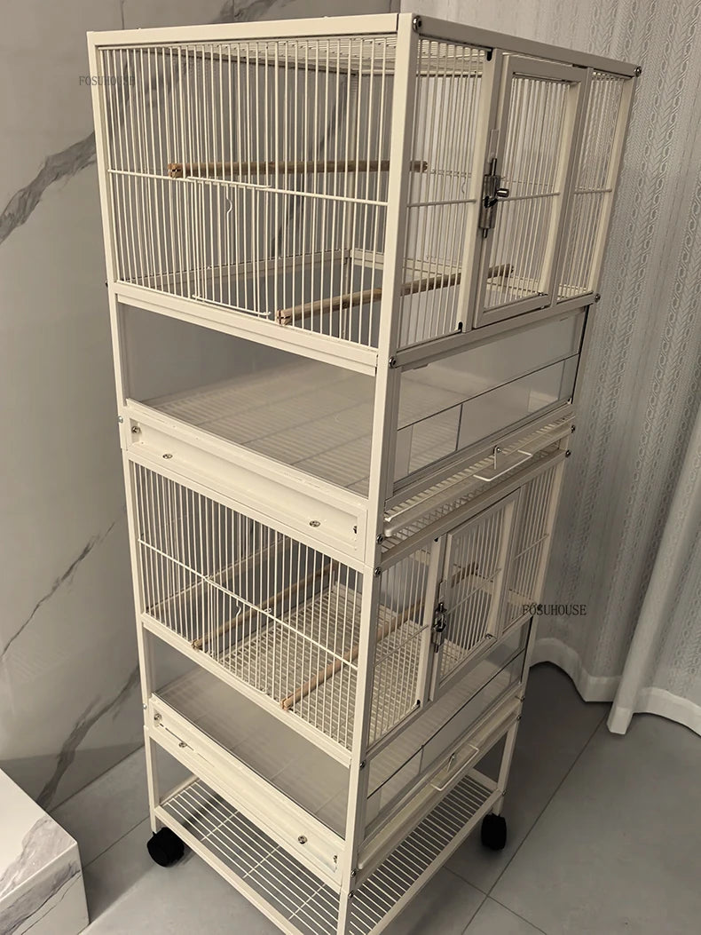 Multi-Layer Stacked Iron Bird Cage