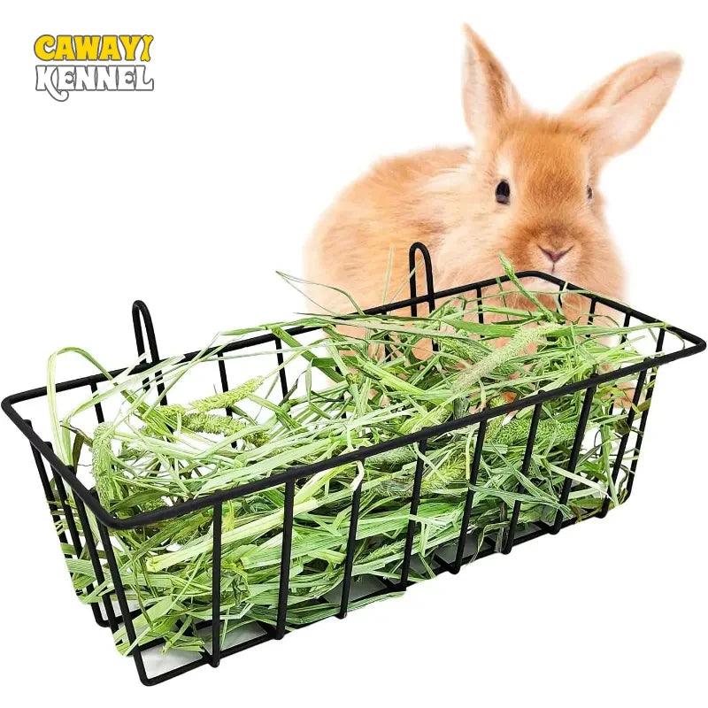 Rabbit Hay Feeder Basket & Grass Rack for Small Pets