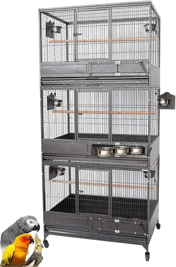 Extra-Large Heavy-Duty Breeder Bird Cage