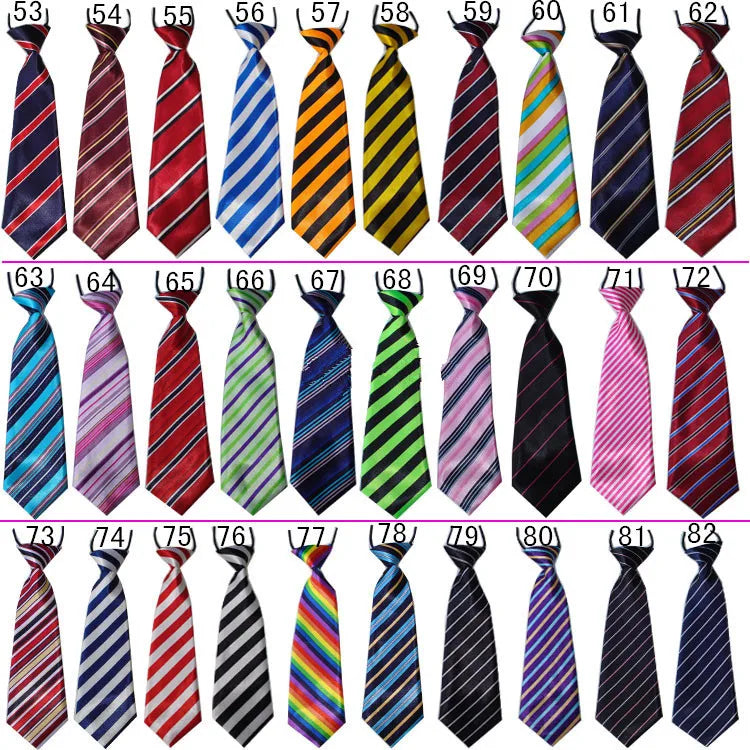 50/100pcs Adjustable Large Dog Neckties